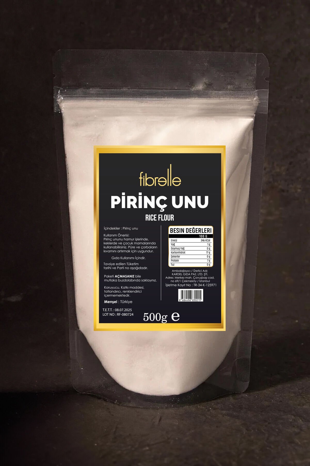 Fibrelle Pirinç Unu 500 g