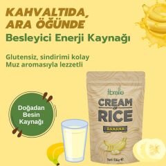 Fibrelle Cream Of Rice - Muz Aromalı - 1 Kg