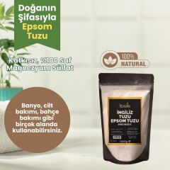 Fibrelle İngiliz Tuzu ( Epsom Tuzu ) Katkısız 1 Kg