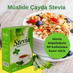 Fibrelle Prebiyotik Lifli Stevialı Tatlandırıcı 0,5 gr (60 Adet) Kutu