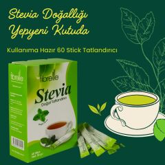 Fibrelle Prebiyotik Lifli Stevialı Tatlandırıcı 0,5 gr (60 Adet) Kutu