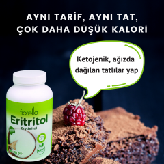 Fibrelle Eritritol ( Erythritol ) 400 g ( Şişe )