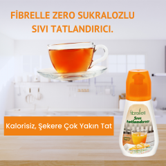 Fibrelle Zero Sıvı Tatlandırıcı 200 ml ( Sukraloz Bazlı )