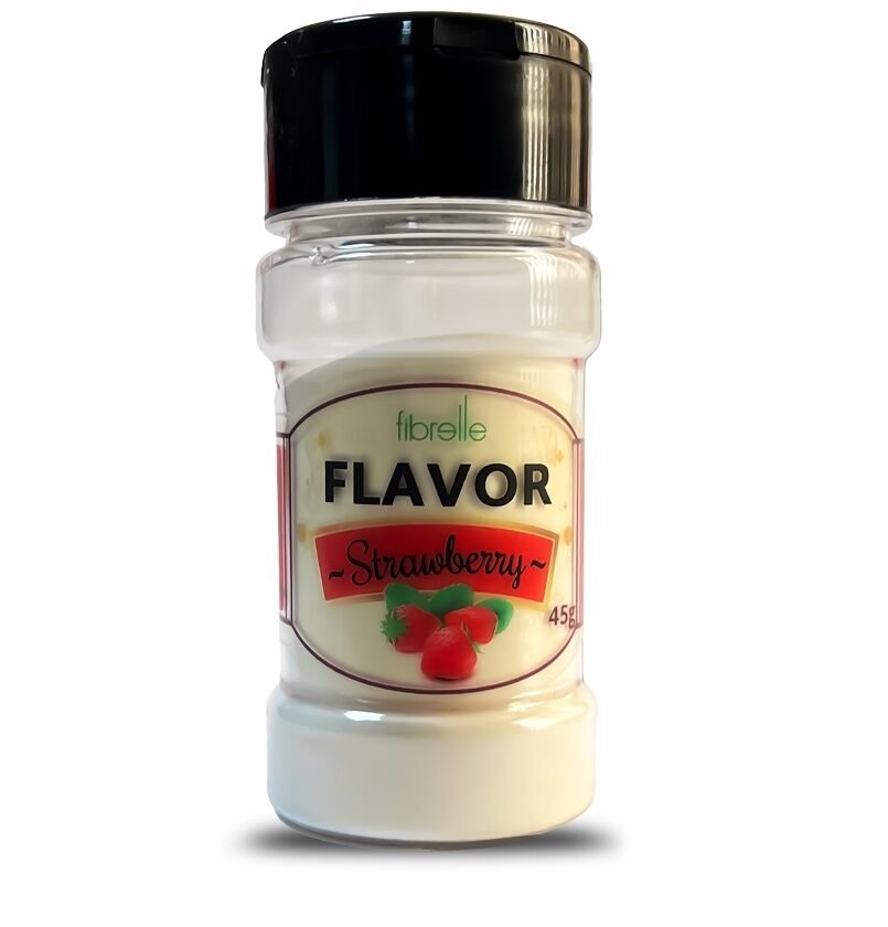 Fibrelle Flavor Çilek Aromalı Toz Aroma 45 g
